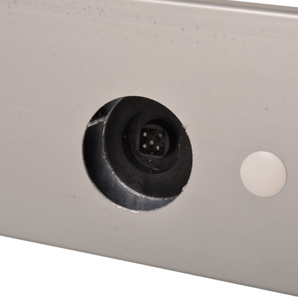 Radex Rampe de signalisation en aluminium avec luminaires Radex 5500 - 7/13 broches - avec prises Radex - 1400x138x90 mm