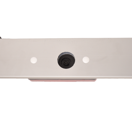 Radex Rampe de signalisation en aluminium avec luminaires Radex 5500 - 7/13 broches - avec prises Radex - 1400x138x90 mm