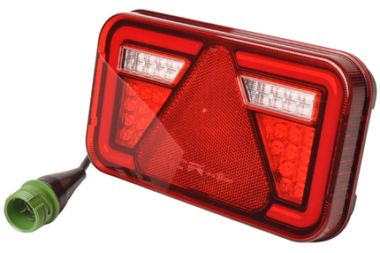 Remorqueshop Aspock MultiLED 4 droite 241x141x71 mm – connecteur ASS2 7 broches – étanche