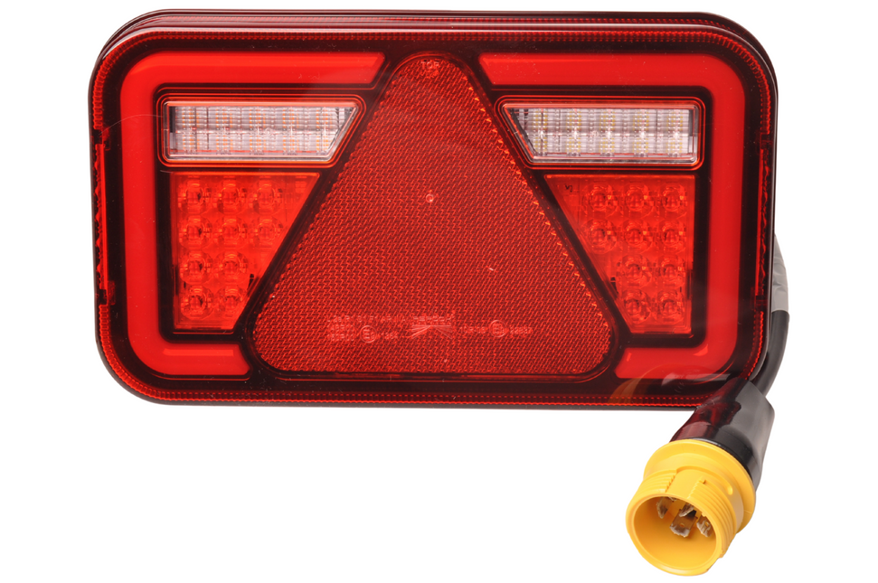 Remorqueshop Aspock MultiLED 4 gauche 241x141x71 mm – connecteur ASS2 7 broches – étanche