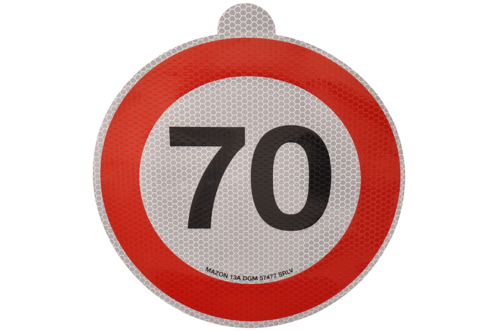 Remorqueshop Autocollant vitesse 70 Italie – 20 cm