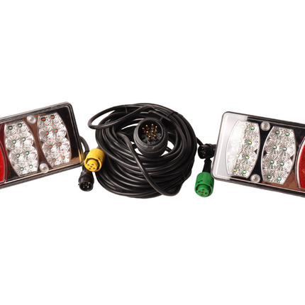 Remorqueshop Cantonal Kit d’éclairage LED 6 mètres – 13 broches