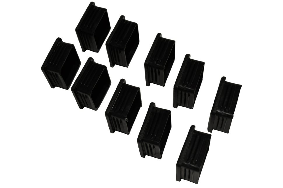 Remorqueshop Capuchon enfichable carré 50x50 mm -10 pièce