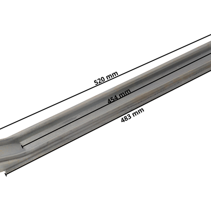 Remorqueshop Charnière de paroi arrière 52 cm