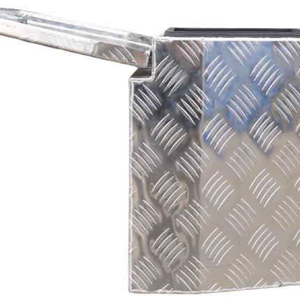 Remorqueshop Coffre de timon en aluminium strié 760x380x400 mm