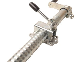 Remorqueshop Collier de roue jockey 48 mm galvanisé – adapté aux tubes rainurés