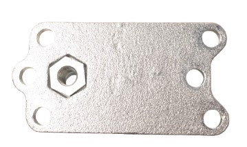 Remorqueshop Collier de roue jockey 48 mm galvanisé – adapté aux tubes rainurés