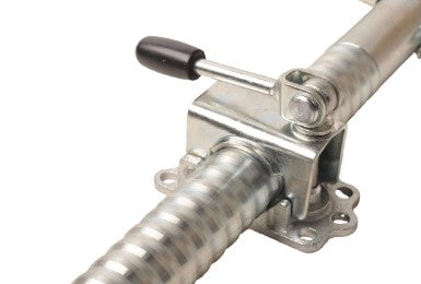 Remorqueshop Collier de roue jockey 48 mm galvanisé – adapté aux tubes rainurés