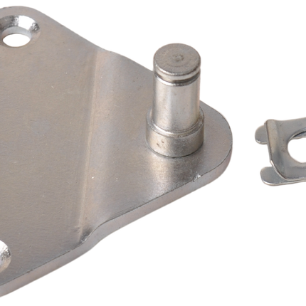 Remorqueshop Fixation coudée Ressort à gaz 8 mm galvanisé