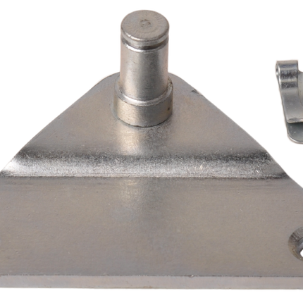 Remorqueshop Fixation coudée Ressort à gaz 8 mm galvanisé