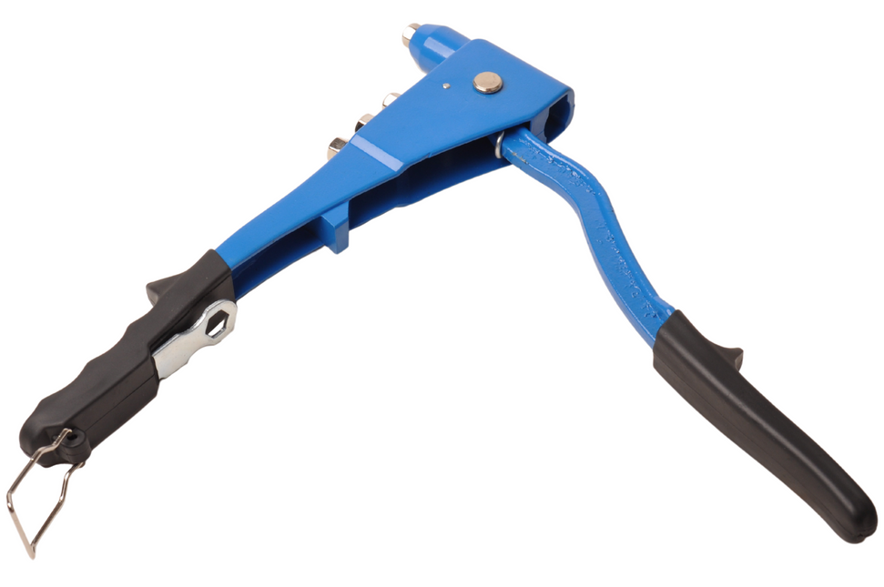 Remorqueshop Pince à rivets aveugles 2,4 – 4,8 mm – avec embouts interchangeables et poignées softgrip