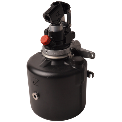 Remorqueshop Pompe manuelle - galvanisée - réservoir de 6 litres