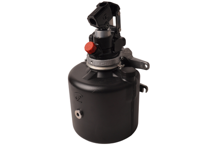Remorqueshop Pompe manuelle - galvanisée - réservoir de 6 litres