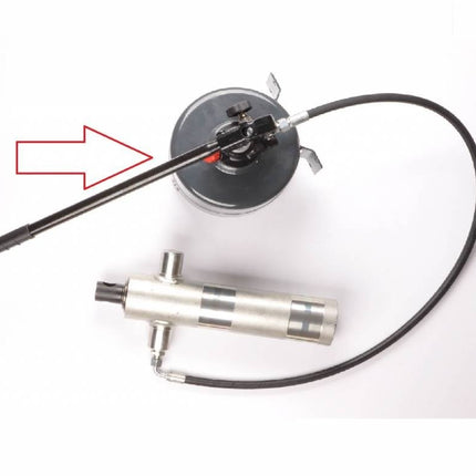 Remorqueshop Pompe manuelle - galvanisée - réservoir de 6 litres