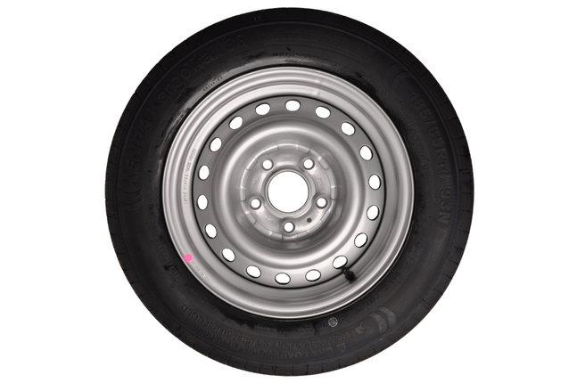 Remorqueshop Roue complète 185/65R14 pneu + jante (cercle de trous 5x112) 650kg diamètre du moyeu: 67 mm