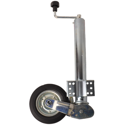 Remorqueshop Roue jockey 60 mm rond automatique pliante
