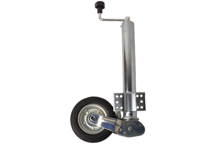Remorqueshop Roue jockey 60 mm rond automatique pliante
