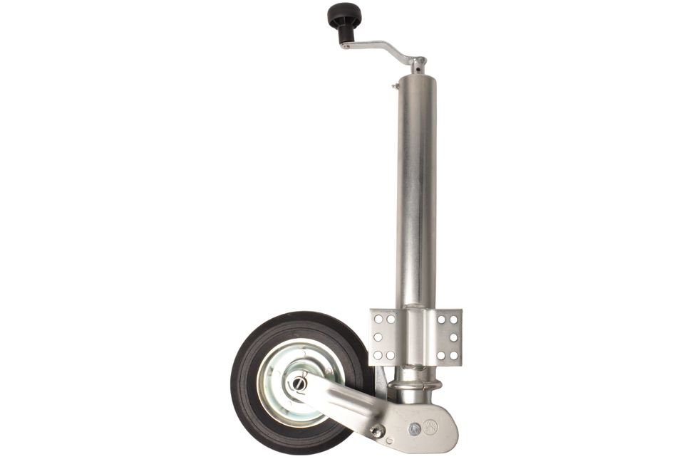 Remorqueshop Roue jockey 60 mm rond automatique pliante