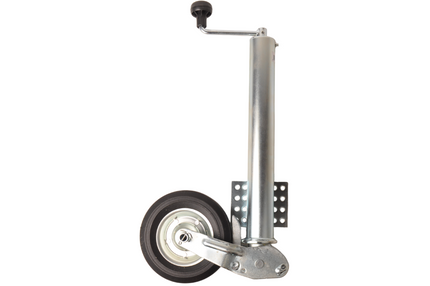 Remorqueshop Roue jockey 60 mm rond automatique pliante