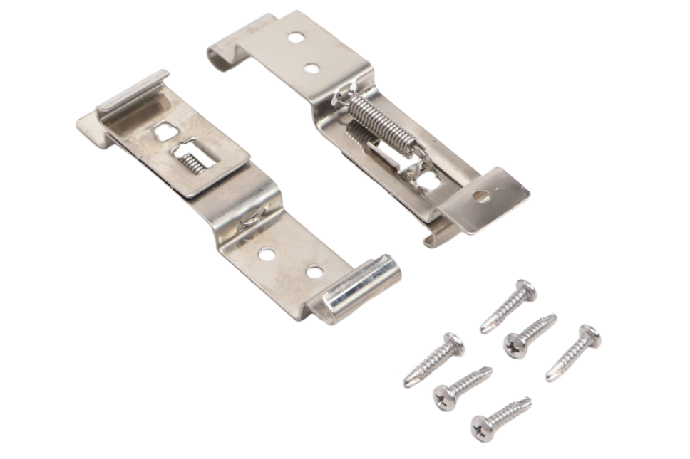 Remorqueshop Supports de plaque d’immatriculation - acier inoxydable - matériel de fixation inclus