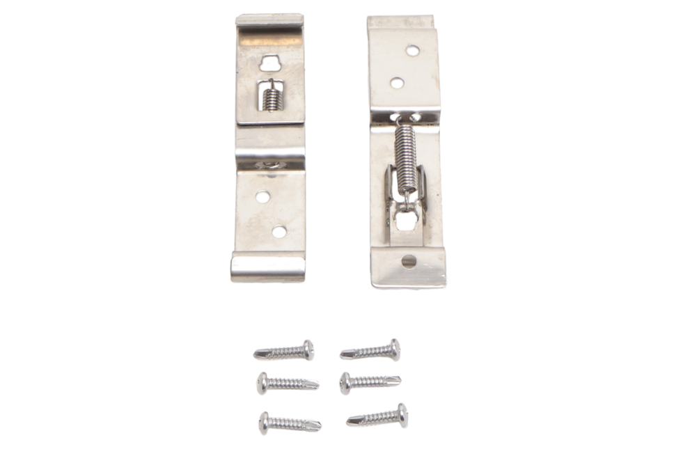 Remorqueshop Supports de plaque d’immatriculation - acier inoxydable - matériel de fixation inclus