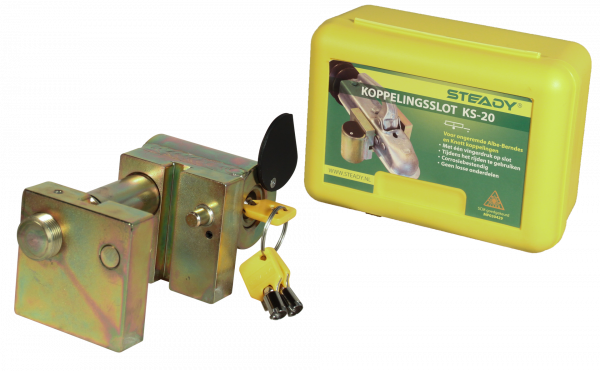 Remorqueshop Verrouillage d'attelage Steady KS-20 - approuvé SCM - convient pour les attelages non freinés