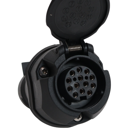 SECORÜT Convertisseur de tension de 24 à 12 volts - Prise 13 broches