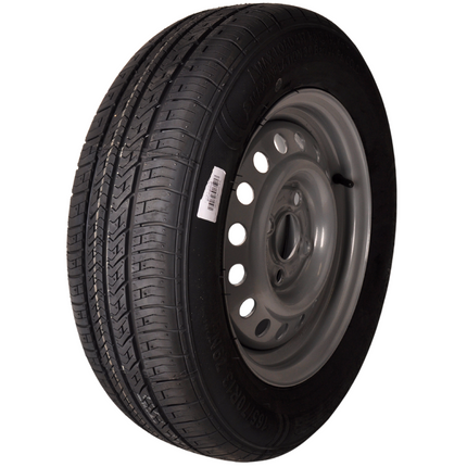 Security Roue complète de remorque - 165/70R13 - entraxe : 4x100 - capacité de charge : 437 kg - diamètre du moyeu : 57 mm