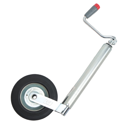 Simol Roue jockey - 48 mm - capacité de charge : 200 kg - manivelle rabattable et jante en acier