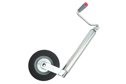 Simol Roue jockey - 48 mm - capacité de charge : 200 kg - manivelle rabattable et jante en acier