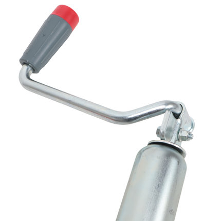 Simol Roue jockey - 48 mm - capacité de charge : 200 kg - manivelle rabattable et jante en acier