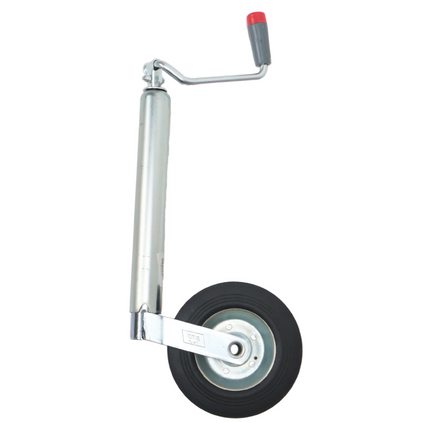 Simol Roue jockey - 48 mm - capacité de charge : 200 kg - manivelle rabattable et jante en acier