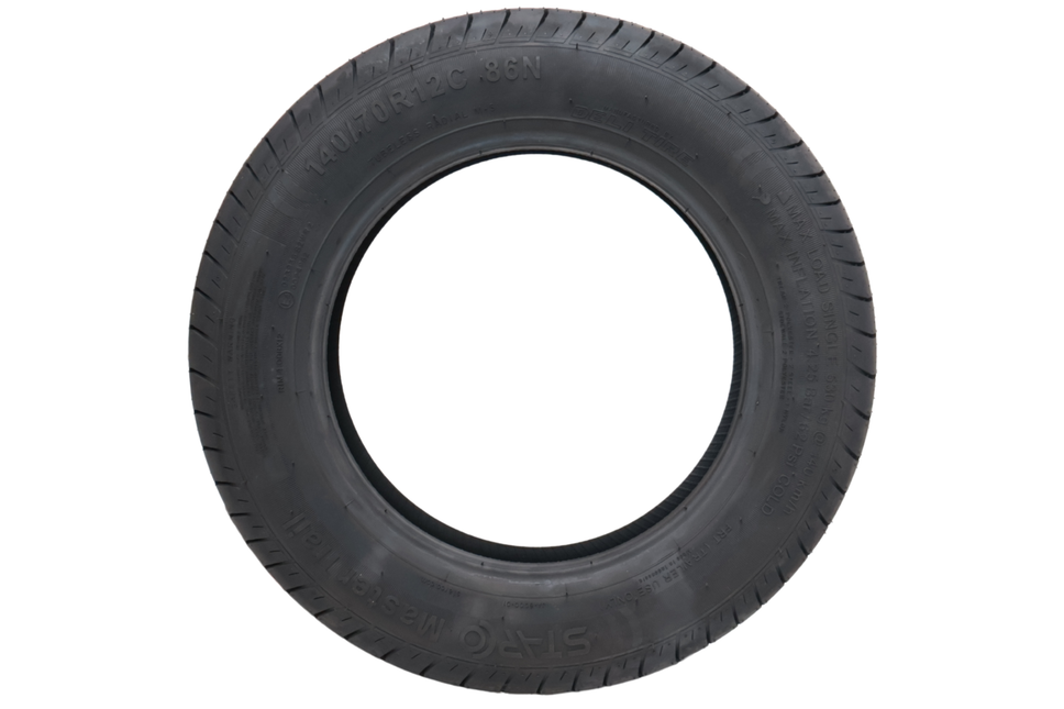 Starco Pneu sans chambre à air - 140/70R12C - capacité de charge : 530 kg - 86N