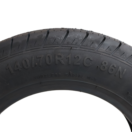 Starco Pneu sans chambre à air - 140/70R12C - capacité de charge : 530 kg - 86N