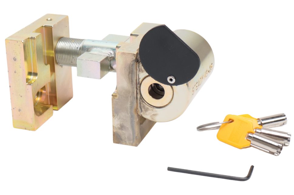 Steady Serrure d'attelage Steady KS-25 - Certifié SCM - adapté aux attelages AL-KO jusqu'à 3000 kg