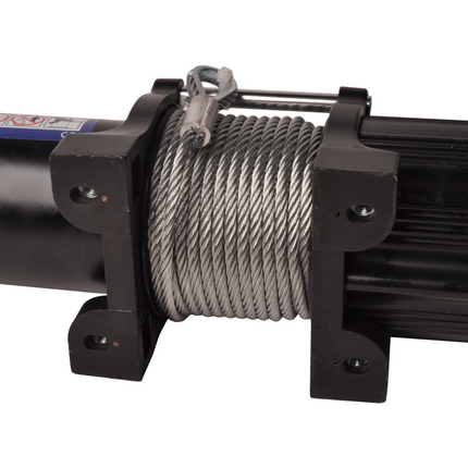 Trailer Gear Treuil électrique 2045 kg y compris câble en acier et crochet