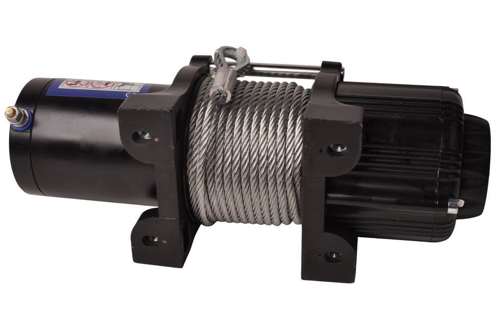 Trailer Gear Treuil électrique 2045 kg y compris câble en acier et crochet