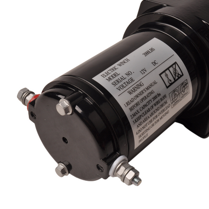 Trailer Gear Treuil électrique 900 kg avec câble en acier et crochet