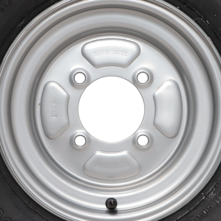 Vredestein Roue complète de remorque - 5.00-10 - Vredestein - entraxe : 4x115 - capacité de charge : 450 kg - diamètre du moyeu : 85 mm - 6PR