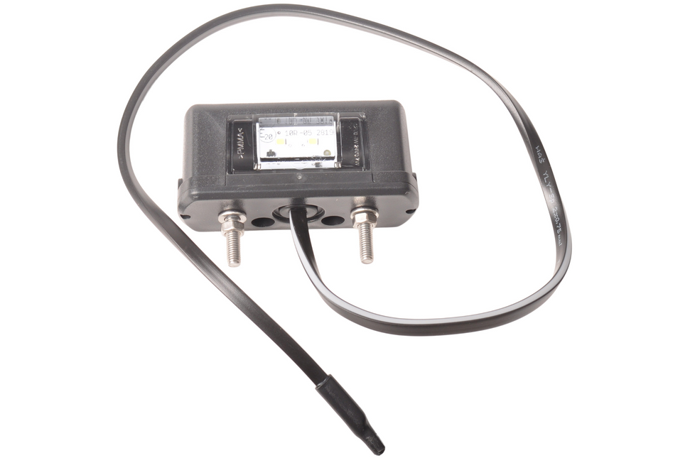 WAS WAS 244 éclairage de plaque - LED - 83x39x31 mm - 500 mm câble DC