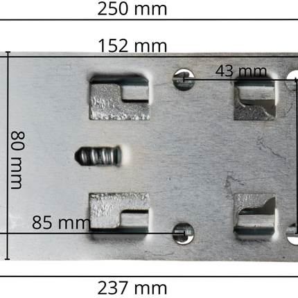 Winterhoff Fermeture à tension de Winterhoff pour ridelles type SARIS