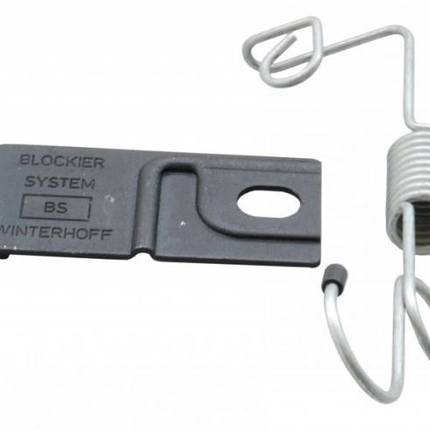 Winterhoff Roue jockey avec système de blocage (48 mm)
