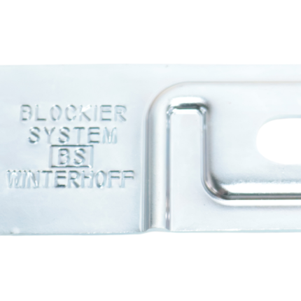 Winterhoff Roue jockey avec système de blocage (48 mm)