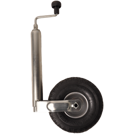 Winterhoff Roue jockey Winterhoff avec pneu à air 48 mm –  jante en acier - Capacité de charge maximale : 150 kg