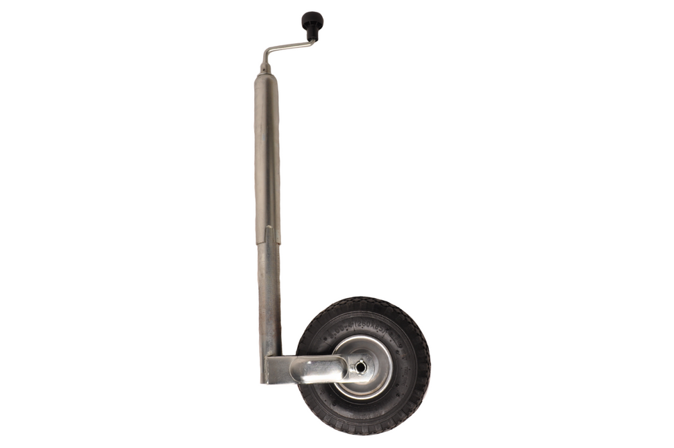 Winterhoff Roue jockey Winterhoff avec pneu à air 48 mm –  jante en acier - Capacité de charge maximale : 150 kg
