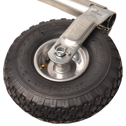 Winterhoff Roue jockey Winterhoff avec pneu à air 48 mm –  jante en acier - Capacité de charge maximale : 150 kg