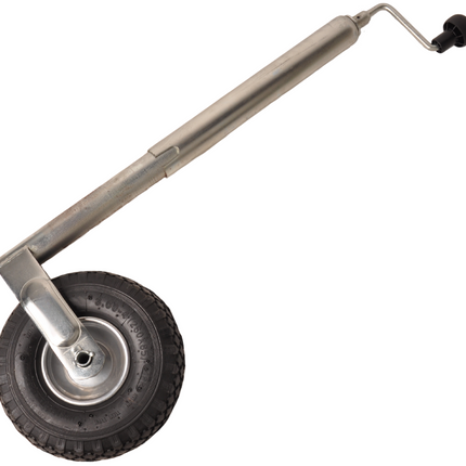 Winterhoff Roue jockey Winterhoff avec pneu à air 48 mm –  jante en acier - Capacité de charge maximale : 150 kg