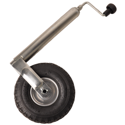 Winterhoff Roue jockey Winterhoff avec pneu à air 48 mm –  jante en acier - Capacité de charge maximale : 150 kg