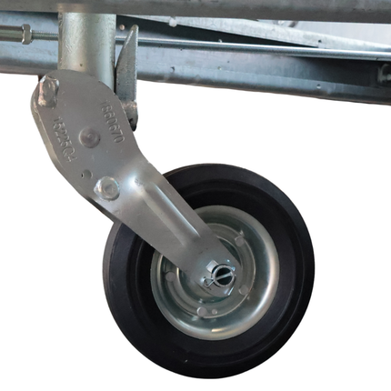 Winterhoff Winterhoff Roue jockey - ronde 60 mm - capacité de charge : 250 kg - automatique