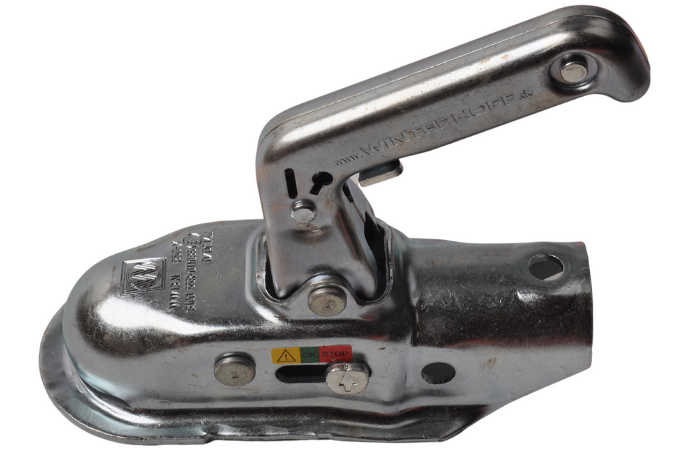 Winterhoff Winterhoff WW13N - rond 45 mm - 1500 kg - Boîtier d'attelage freinée